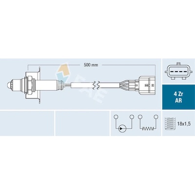 Lambda sonda FAE 75646