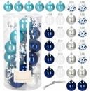 SPRINGOS Vianočné banky farebné mix 6cm sada 30ks