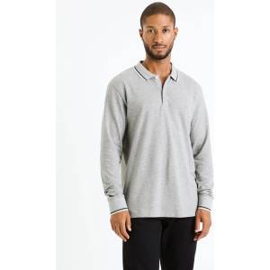 Celio Светлосива мъжка поло риза Celio Decoml Celio | Siv | МЪЖЕ | S