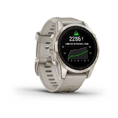 Garmin epix Pro (Gen 2) – Sapphire Edition (42 mm) Rose Gold / Light Sand Band 010-02802-11