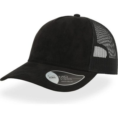 Atlantis Headwear Rapper Suede Trucker 5 panelová COT33019600299-black Černá