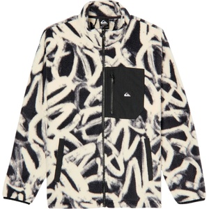 Quiksilver Мъжко поларено яке Quiksilver Clean Coast Full-Zip Fleece jacket - Bone White Qs Spray Can 64 - размер XXL (005-6197-0416)