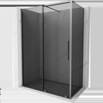 Mexen Velar плъзгаща се душ кабина 140 x 85 см, графит, gun metal - 871-140-085-41-95 (871-140-085-41-95)
