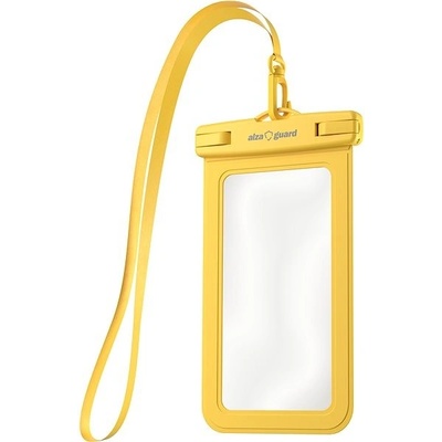 AlzaGuard WaterProof Shield Case žlté AGD-WCP0003I