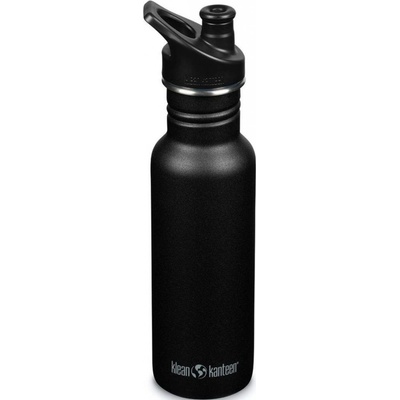 Klean Kanteen Láhev na pití Classic Narrow w Sport Cap Black 532 ml