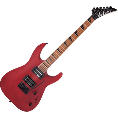 Jackson JS Series Dinky Arch Top JS24 DKAM Caramelized MN Red Satin Електрическа китара