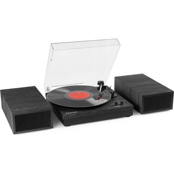 Fenton RP165B Record Player Set Black/Grey