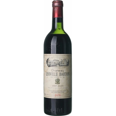 Cháteau Leoville Barton Saint-Julien Grand Cru suché červené 1979 0,75 l (holá láhev)