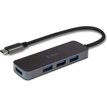 Ttec Хъб ttec Type-C - USB-A 3.0 x4 Converter / Hub /Multiplexer (MacBook comp. ) - Черн