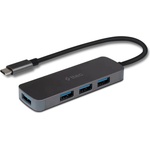 Ttec Хъб ttec Type-C - USB-A 3.0 x4 Converter / Hub /Multiplexer (MacBook comp. ) - Черн