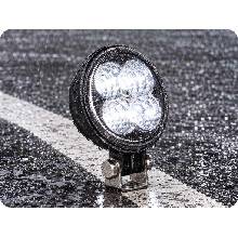 KAMAR LED pracovní světlo kulaté 14W, 700LM, 4xLED, 12/24V, IP67, 6500K [L0094F-1]