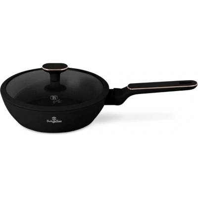 Pánev hluboká s titanovým povrchem a poklicí 24 cm Black Rose Collection