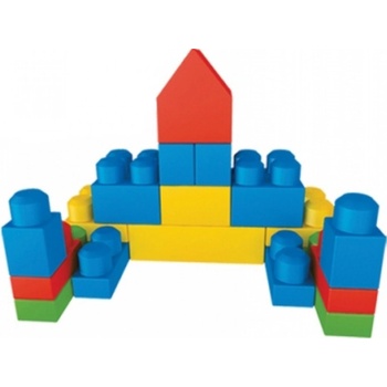 Mega Bloks Mega Kostky v plastovém pytli 24 ks