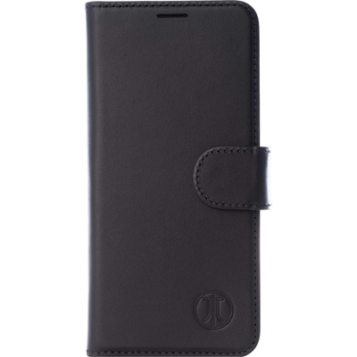 JT BERLIN BookCase Kreuzberg Case - хоризонтален кожен (естествена кожа) калъф тип портфейл за Samsung Galaxy S10 (черен)