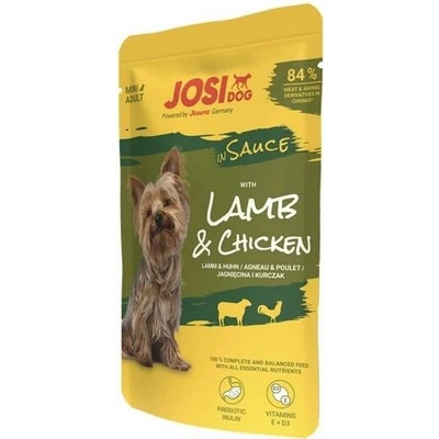 JosiDog pamlsok Dog Lamb&Chicken in Sauce 100 g