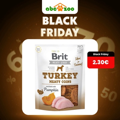 Brit Jerky Turkey Meaty Coins 80 g