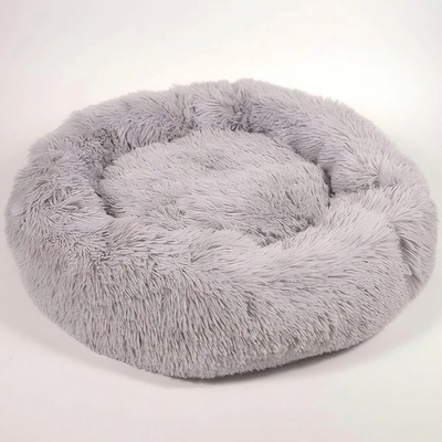 The Calming Donut Bed chlpatý pelech