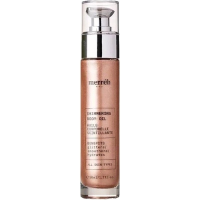 Merréh Блестящо олио за лице и тяло, 50 ml