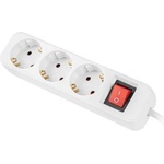 Lanberg 3 Plug 1,5 m Switch (PS1-03F-0150-W)