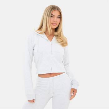 I Saw It First Суичър I Saw It First Zip Up Hoody - Grey