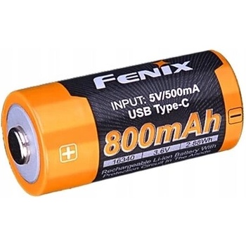 Fenix RCR123A 800 mAh USB-C ARB-L16-800UP
