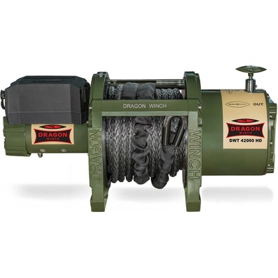 Elektrický naviják 19t 24V syntetické lano 35m DRAGON WINCH DWT 42000 HD