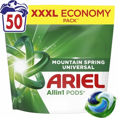 Ariel All in1 Pods Universal prací kapsle Mountain Spring Clean 50 PD
