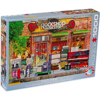EUROGRAPHICS Пъзел Eurographics от 1000 части - Музикален магазин (60005614)