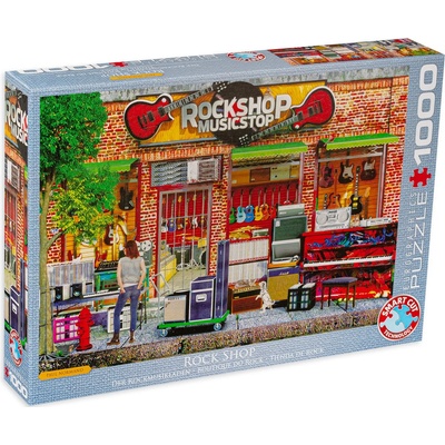 EUROGRAPHICS Пъзел Eurographics от 1000 части - Музикален магазин (60005614)