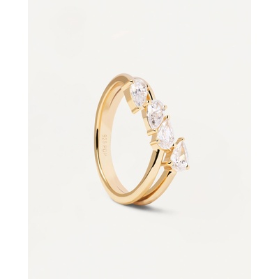 PDPaola prsten se zirkony Terra Essentials AN01 861