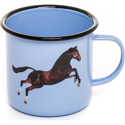 Seletti Чаша халба Seletti Wears Toiletpaper Horse емайлирана (16855)