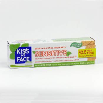 Kiss My Face Corp. zubní gel Sensitive bez fluoridu 127,6 g