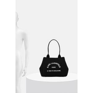 KARL LAGERFELD чанта дамска от памук K/RSG (B1W50010) - answear - 136,89 лв