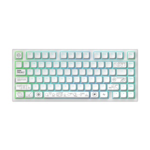 Dark Project ALU81A RGB White Terra Nova (DPKB_NOVA_81_ANSI_WHITE) Клавиатури