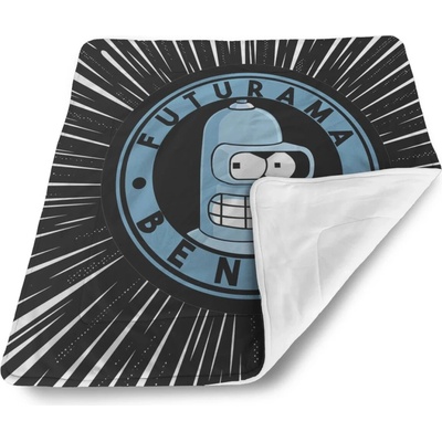 Sablio Detská deka pre bábätko Futurama Bender Vesmír