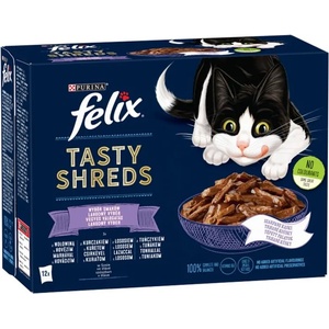FELIX Tasty Shreds Mix Selection 12x80 g