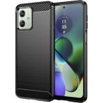 Techsuit Калъф за Motorola Moto G54 / Moto G54 Power Edition / Moto G64 - Carbon Silicone - Черен (KF2314830)