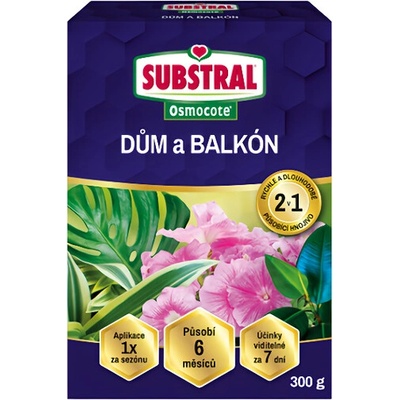 Substral Hnojivo Osmocote pro dům a balkón 300g