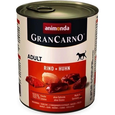 Animonda Gran Carno Original Adult hovězí a kuře 12 x 800 g