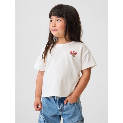 GAP Baby tričko Brannan Bear s logem bílá