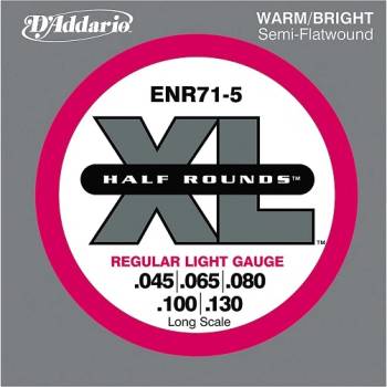 Image 1 of D'ADDARIO Струни за 5 струнна бас китара ENR-71-5 by Daddario