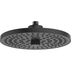 Ideal Standard Alu+ кръгла алуминиева душ слушалка, матово черна, 2 функции (BD581XG)