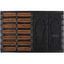 ESSCHERT DESIGN BEST FOR BOOTS s kokosovým vláknem a místem pro boty černá s přírodní 60 x 40 cm