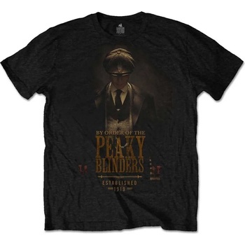 Peaky Blinders Риза Established 1919 Unisex Black XL (PEAKTS05MB04)