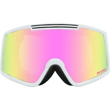 Pit Viper Ски очила Pit Viper The Greybird French Fry - розова леща, голям размер