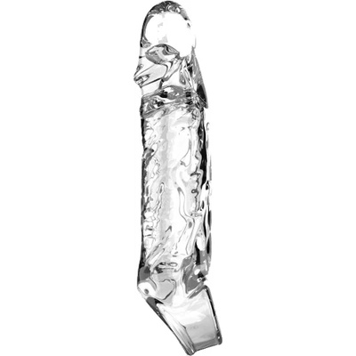 ToyJoy Пенис удебелител и удължител "get real clear" 16 см