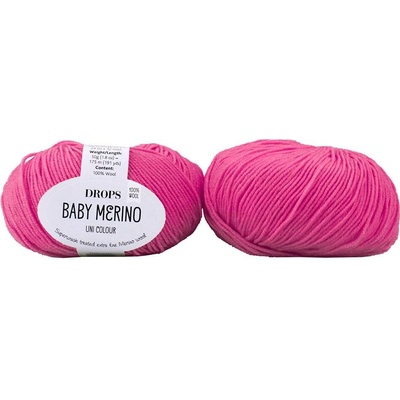 Drops Baby Merino 08 fuchsiová
