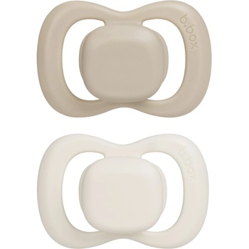 B. Box Natural Rubber 0-6m биберон Vanilla/Latte 2 бр