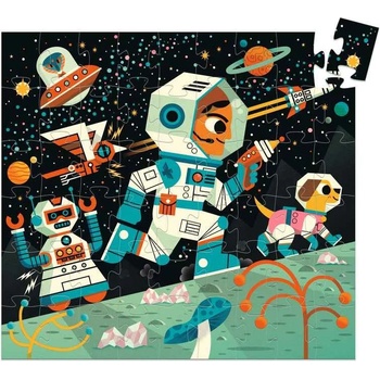 DJECO Детски пъзел Djeco - Космическа станция, 54 части (DJ07291)