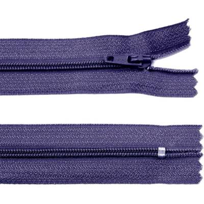 Spirálový zip no.3 nerozepínací 30cm - více barev color: 593 fialová